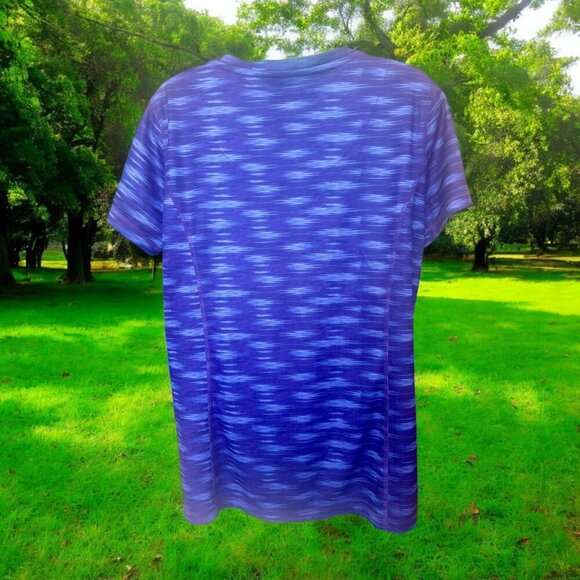 MADE FOR LIFE - WOMEN QUICK-DRI PURPLE SHIRT - SIZE L - Picture 2 of 4